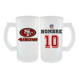 Tarro Cervecero 16 Oz Nfl 49ers San Francisco Personalizado