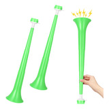 2 Trompetas Plegables De Plastico Vuvuzela De 21 Pulgadas Pa