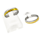  1 Anillo Alianza Combinada 4mm Premium Super Brillo C:8027