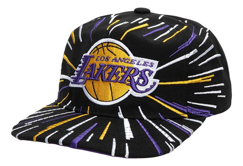 Gorra Mitchell & Ness Los Angeles Lakers Rayas