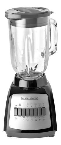 Licuadora Black+decker Durapro Negra Con Vaso De Vidrio 120v