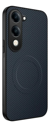 Funda Magnética Antigolpes Para Vivo Y04 4g/y29s 5g - Dermatoglifos Fibra Rudo Uso