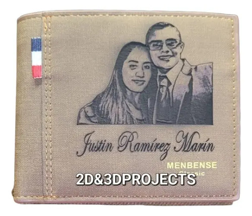 Cartera Y Caja Personalizada Con Fotografía