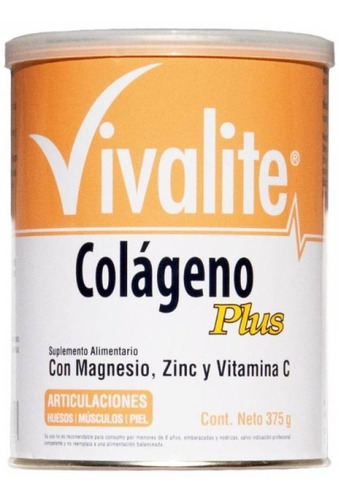 Vivalite Colageno Plus. 405gr. Magnesio-zinc-vitc. Agronewen