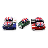 Memoria Usb 32gb Diseño Forma Figura Carro Mini Con Bandera