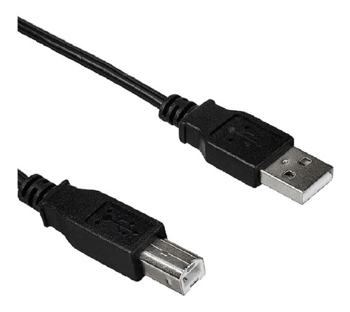 Cable Usb 2.0 Para Impresora 1.80mts Negro