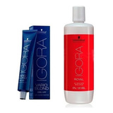 Igora Vario Blond Cool Lift 60g + Oxidante Schwarzkopf 1l