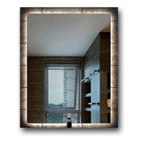 Espejo Baño Horizontal 60x80 Luz Led - Touch Y Dimmer