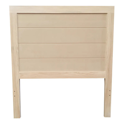 Cabecera Madera Pino Estufada Individual Sin Pintar Muebles Gm