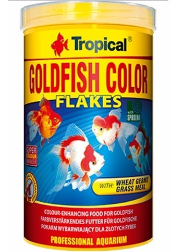 Tropical Alimento Goldfish Color Escamas 50g Peces Agua Fria