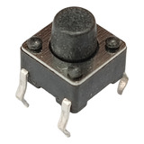 Push Button De 4 Pines 6x6x6 Mm Switch Toque Interruptor Boton (100 Piezas)