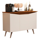 Buffet Encanto 3 Portas Off White Freijo 601 Maria Moveis