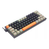 Teclado Gamer Redragon K617rgb-og Fizz Sunrise Lar Pret Cinz