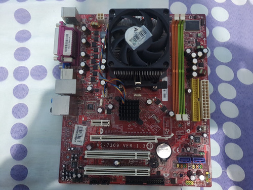 Placa Mãe K9n6pgm2-v + Cooler ( Com Defeito )