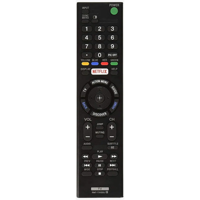 Ankimi Mando A Distancia Rmt-tx102u Rmt-tx200u Rmt-tx100u Reemplazo Para Sony Bravia Tv Led Hdtv, Kdl-55x720f Kdl-32w600d Kdl-49x720f Xbr-55x700d Xbr-49x700d Xbr-65x750d Xbr-55x707d Con Netflix | MercadoLibre