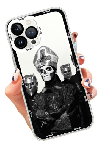 A Funda De Teléfono Ghost Heavy Metal Band Para iPhone 15,