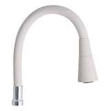 Repuesto Pico Canilla Griferia Flexible Cono Silicona Blanco