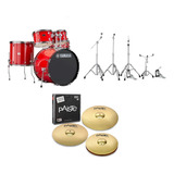 Yamaha Rydeen Rdp2f5rduset Batería Acústica Red C/platillos