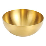 Set X4 Bowl Acero Inoxidable Dorado 15 Cms Compotera Premium