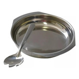 Conjunto Para Salada Maderfer Inox Com 1 Cumbuca 1 Colher Sa