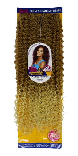 Cabelo 100 % Orgânico Premium-jessica Crochet 75 Cm + Agulha