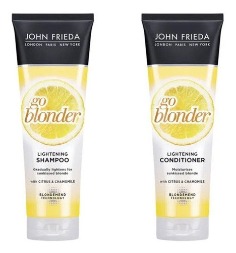  Shampoo E Condicionador John Frieda Go Blonder Lightenning