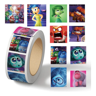 500 Pegatinas Inside Out, Sobres En Rollo Y Cuadernos
