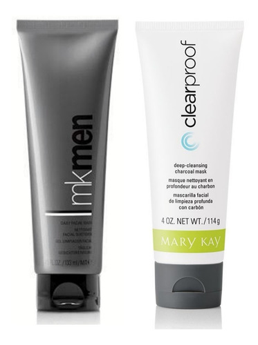 Limpiadora Y Mascarilla Carbón Hombre Elimina Brillo Marykay