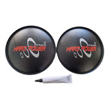 Kit 2 Calota Protetor Hard Power 160mm +  1 Cola Preta