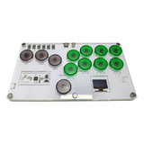 Botón Mecánico Arcade Joystick Para Pc/ps4/switch Verde