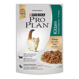 15 Snack Húmedo Para Gatos Kitten  Proplan De Pollo