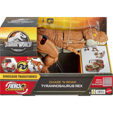 Dinosaurio Tiranosaurio Rex Transforma Camioneta Trex Sonido