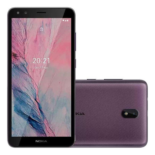 Smartphone Nokia C01 Plus 32gb 1gb Ram Nk041 - Roxo