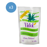 Pack Polvo Fécula Repuesto Vidol Aloe 300 Gr