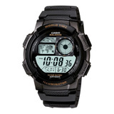 Reloj Casio Ae1000 Caballero Sport Original 100mts Negro