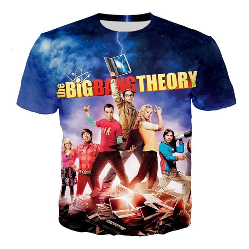 Camiseta Casual Con Estampado 3d De The Big Bang Theory