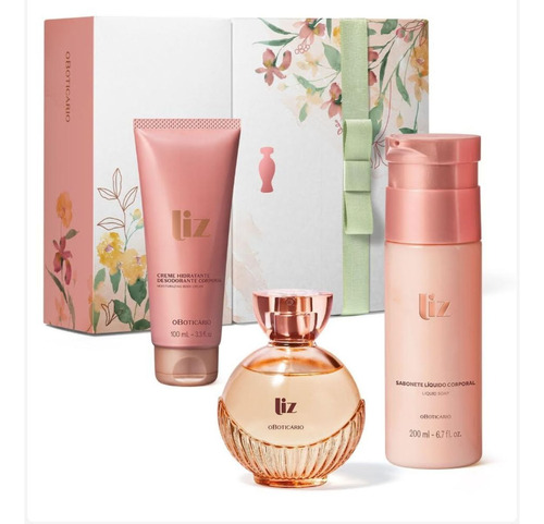 Perfume Kit Presente Liz (3 Itens) - O Boticário 