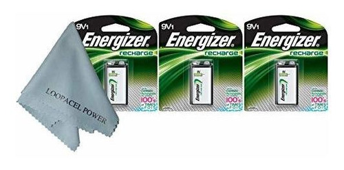 Energizer Recargable 9 Voltios 8 4v Nimh 175mah 3 Bater...