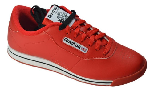 Tenis Reebok Princess Unisex Rojos Suela Blanca Originales