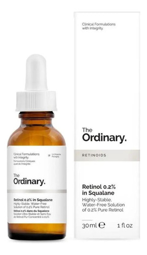 The Ordinary Retinol 0.2% In Scualane.  30ml