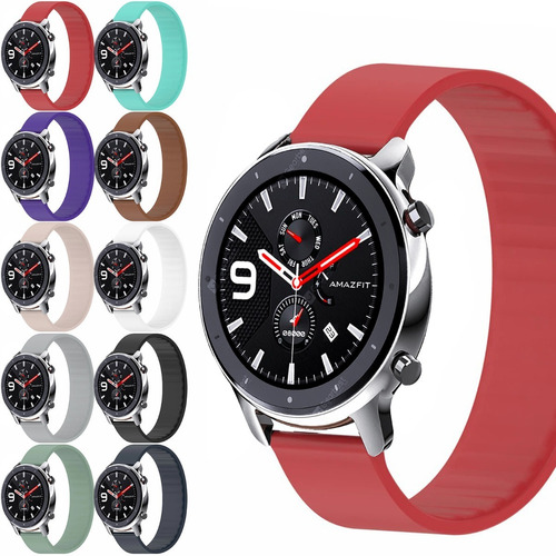 Correa Deportiva Loop Premium + Mica Para Amazfit Gtr 47 Mm