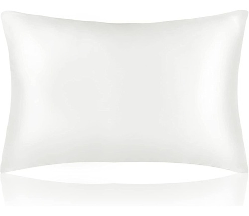 Sutuo Home Funda De Almohada De Seda Blanca Para El Cuidado 