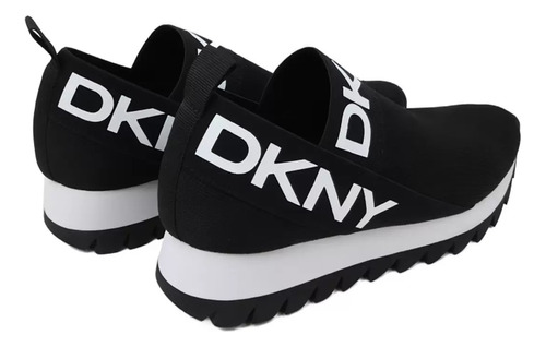 Tenis Dkny Original Ashton Slip On Mujer Negro Casual