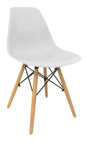 Silla Eames Color Blanco Importada Excelente Calidad X4 Unid