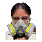 5 Respirador 6200 Con Filtros 6003 3m Vapor Orgánicos 5n11