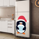 Adesivo Decorativo Geladeira Pinguim Natal M