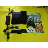 Consola Xbox 360 Con Kinect 2 Controles Y 3 Juegos 