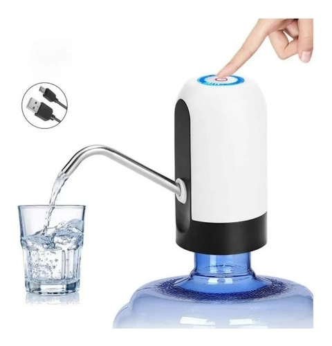 Dispensador Automático De Agua Eléctrico Recargable Usb