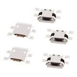 Conector Micro Usb Tipo B Hembra 5 Pines 180° Smd Smt (5