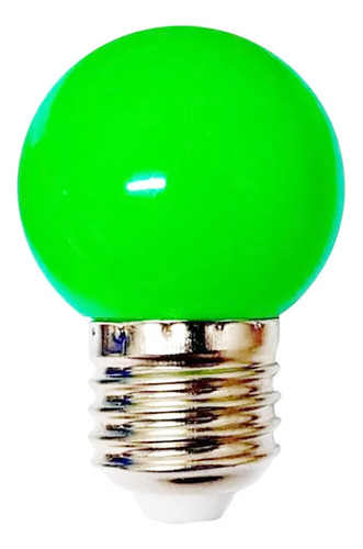 Lámpara Gota Led Verde 2w E27 Guirnalda Deco Color Pack X 10
